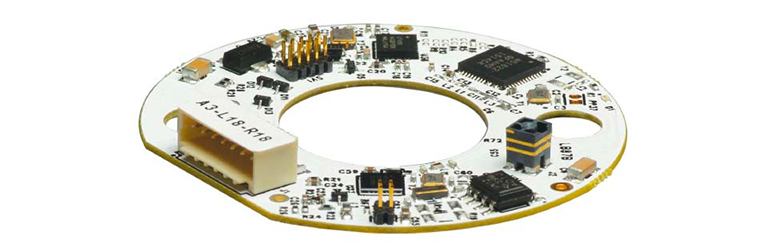 The logic board for the round LED light engine.