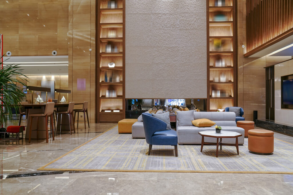 Hotel,Lobby,Interior,,Modern,Style.