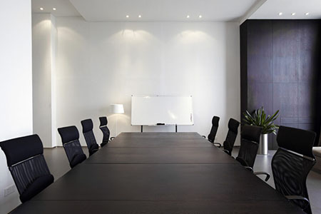 Modern conference room lighting