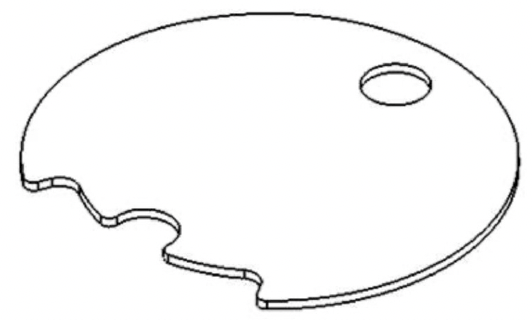 TPAD-BIA50 thermal pad drawing