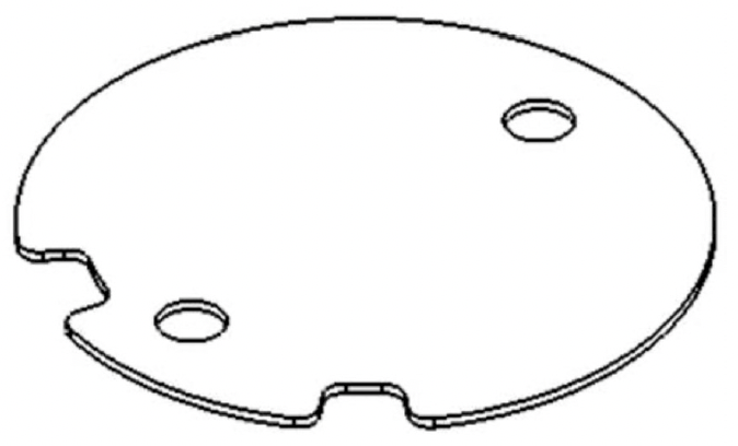 TPAD-BIA65 thermal pad drawing