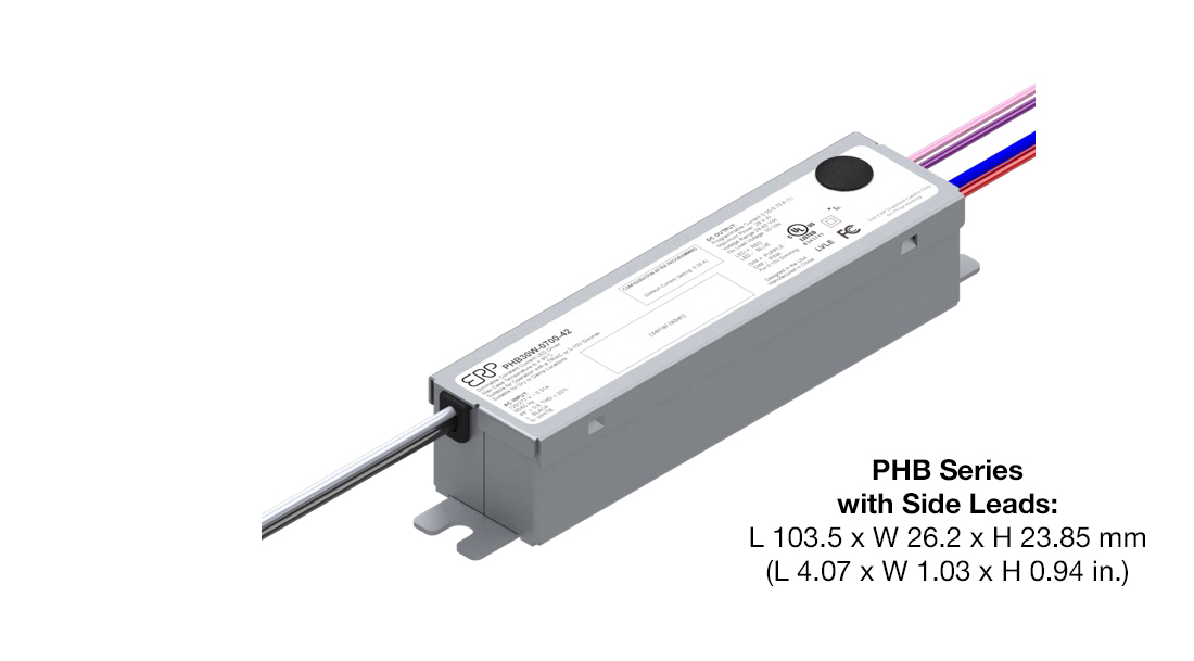 PHB Series 3d render with dimensions